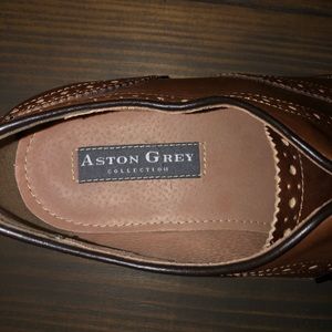 Aston Grey Cap Toe Oxford
